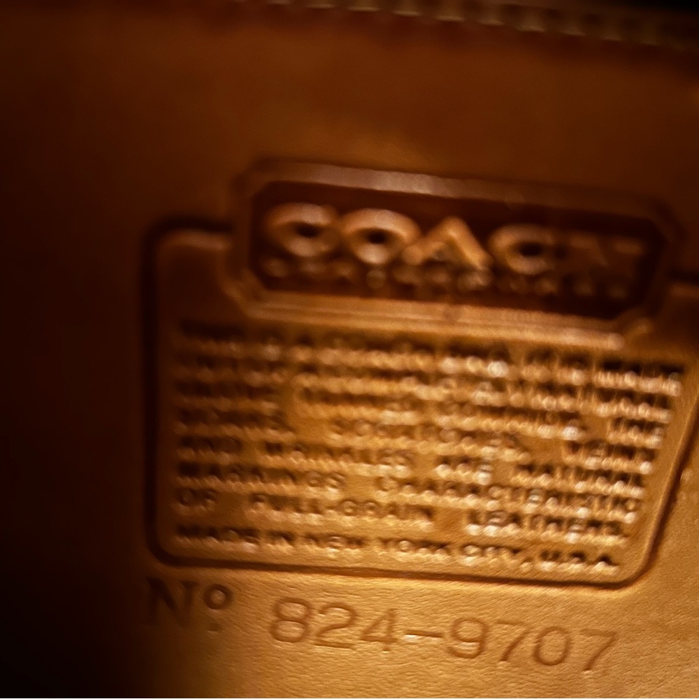 Vintage Coach light Brown city bag, made in: New York City, USA